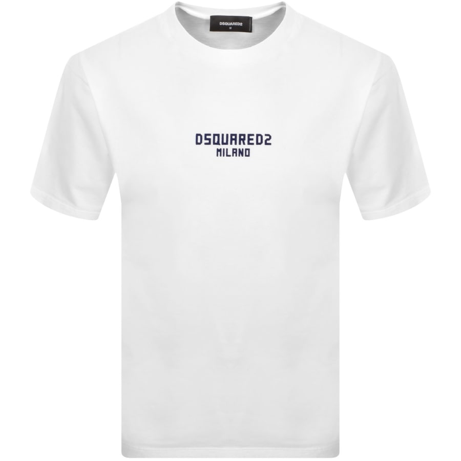 DSQUARED2 Loose Fit T Shirt White | Mainline Menswear Australia